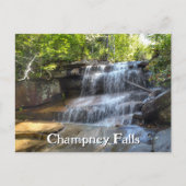 Champney Falls White Mountains Waterfall NH Postkarte (Vorderseite)