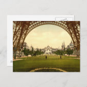 Champs de Mars, Exposition Universell, Paris Frank Postkarte (Vorne/Hinten)