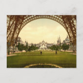 Champs de Mars, Exposition Universell, Paris Frank Postkarte (Vorderseite)