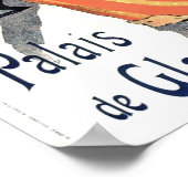 Champs Elysee Palais De Glace Französische Werbung Poster (Ecke)