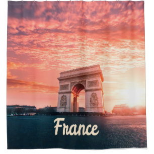 Champs-Élysées Frankreich Paris Duschvorhang