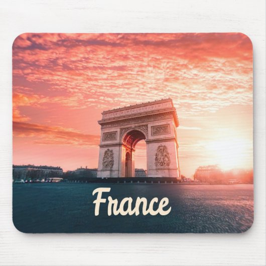 Champs-Élysées Frankreich Paris Mousepad (Vorne)