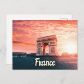 Champs-Élysées Frankreich Paris Postkarte (Vorne/Hinten)