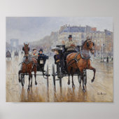 Champs-Élysées | Jean Béraud Poster (Vorne)