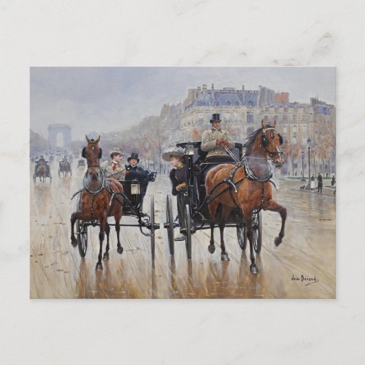 Champs-Élysées | Jean Béraud Postkarte (Vorderseite)