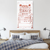 Champs Elysees | Paris, Frankreich Leinwanddruck (Insitu (Schlafzimmer))