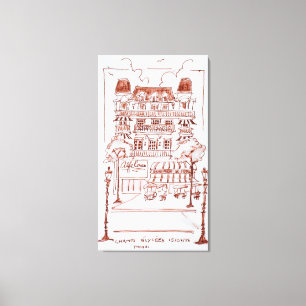 Champs Elysees   Paris, Frankreich Leinwanddruck