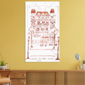 Champs Elysees | Paris, Frankreich Leinwanddruck (Insitu (Wohnzimmer))