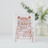 Champs Elysees | Paris, Frankreich Postkarte (Stehend Vorderseite)