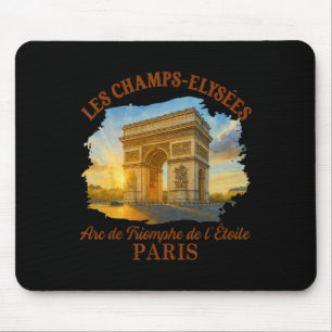 Champs-Élysées Paris Reise Treffen Sie mich in Par Mousepad