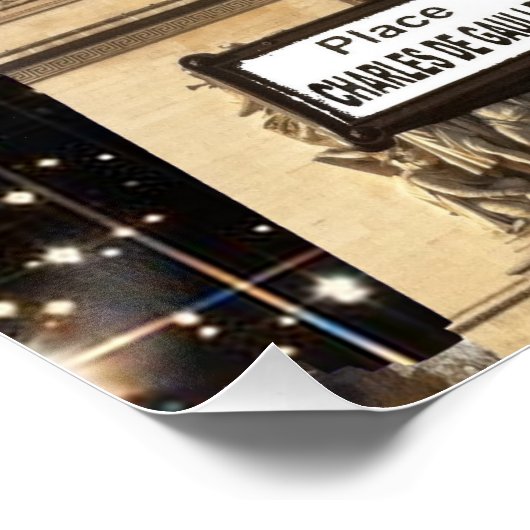 CHAMPS-ELYSEES POSTER (Ecke)