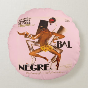 "Champs Elysees" Rundes Kissen