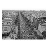 Champs Elysees vom Arc de Triomphe Fotodruck (Vorne)