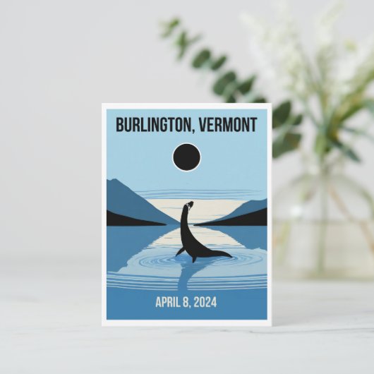 Champy sieht die Eclipse Postkarte (Stehend Vorderseite)