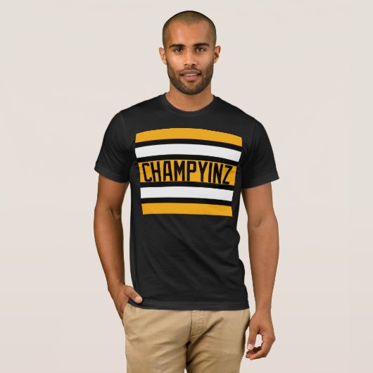 Champyinz Shirt für Pittsburgh, PA-Teams - YINZ (Vorne ganz)