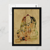 Chan Man Water Color Design Postkarte (Vorne/Hinten)