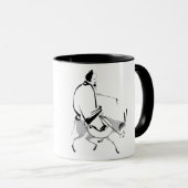 Chan Master riding hat Mauleselin Tasse (VorderseiteRechts)