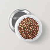 Chana Masala Chole Indian Food Chickpeh Dish Button (Vorne & Hinten)