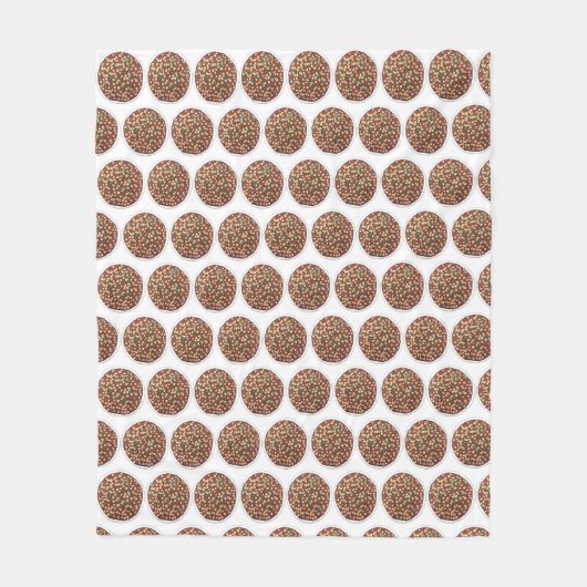 Chana Masala Chole Indian Food Chickpeh Dish Fleecedecke (Vorderseite)