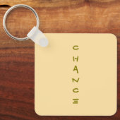 Chance Acrylischer Schlüsselanhänger (Vorderseite)