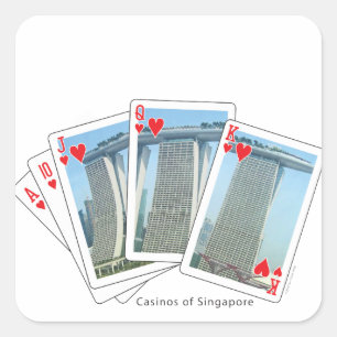 Chance auf mich - individuell anpassbar quadratischer aufkleber