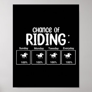 Chance auf Reitfreude Poster