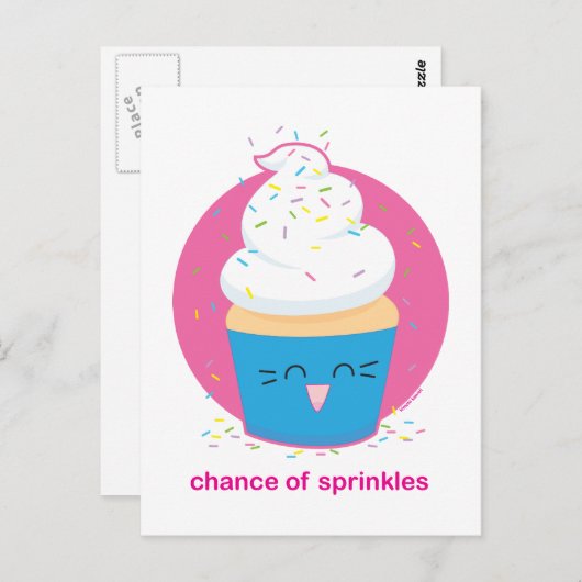 Chance auf Sprinkles Postkarte (Vorne/Hinten)