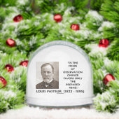 Chance bevorzugt nur die vorbereitete Mind Pasteur Schneekugeln (Weihnachten)