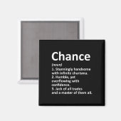 Chance Definition Personalisiert Name Funny Birthd Magnet (Vorderseite/Rückseite)
