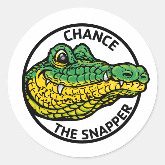 Chance der Schnappsticker Runder Aufkleber (Vorderseite)