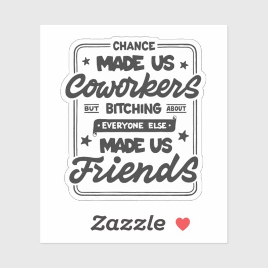 Chance, die uns Kooperationspartner Aufkleber (Blatt)