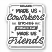 Chance, die uns Kooperationspartner Aufkleber (Vorderseite)