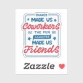 Chance, die uns Kooperationspartner Aufkleber (Blatt)