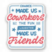 Chance, die uns Kooperationspartner Aufkleber (Vorderseite)