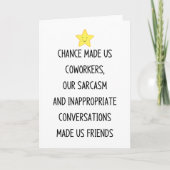 Chance, die uns Kooperationspartner Karte (Vorderseite)