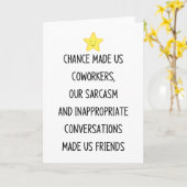 Chance, die uns Kooperationspartner Karte (Gelbe Blume)