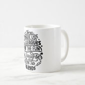 Chance hat uns Kollegen, aber Spaß und Lachen Kaffeetasse (VorderseiteRechts)