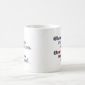 Chance hat uns Nachbarn gemacht Kaffeetasse (Mittel)
