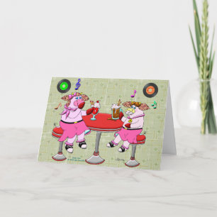 Chance hat uns Schwestern gemacht, Herzen haben un Karte