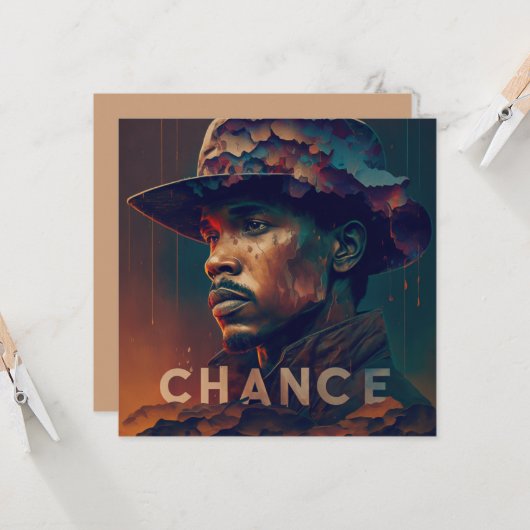 Chance Karte (Vorderseite/Rückseite Beispiel)