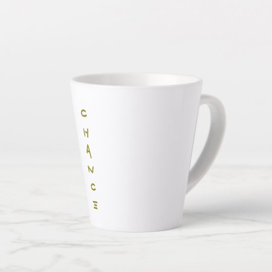 Chance Latte Tasse (Rechte Ecke)
