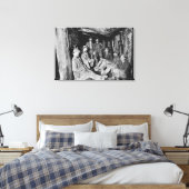 Chance Mine während des Mittagessens Coeur d'Alene Leinwanddruck (Insitu (Schlafzimmer))