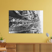 Chance Mine Workers laden Coeur d'Alene Leinwanddruck (Insitu (Wohnzimmer))