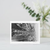 Chance Mine Workers laden Coeur d'Alene Postkarte (Stehend Vorderseite)