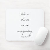 Chance Mouse Pad Mousepad (Mit Mouse)