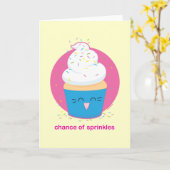 Chance of Sprinkles Karte (Gelbe Blume)