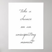 Chance Poster (Vorne)