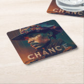 Chance Rechteckiger Pappuntersetzer (angewinkelt)