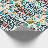 Chance Taker Dream Maker Geschenkpapier (Ecke)