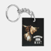 Chance-Taube Schlüsselanhänger (Vorderseite links)